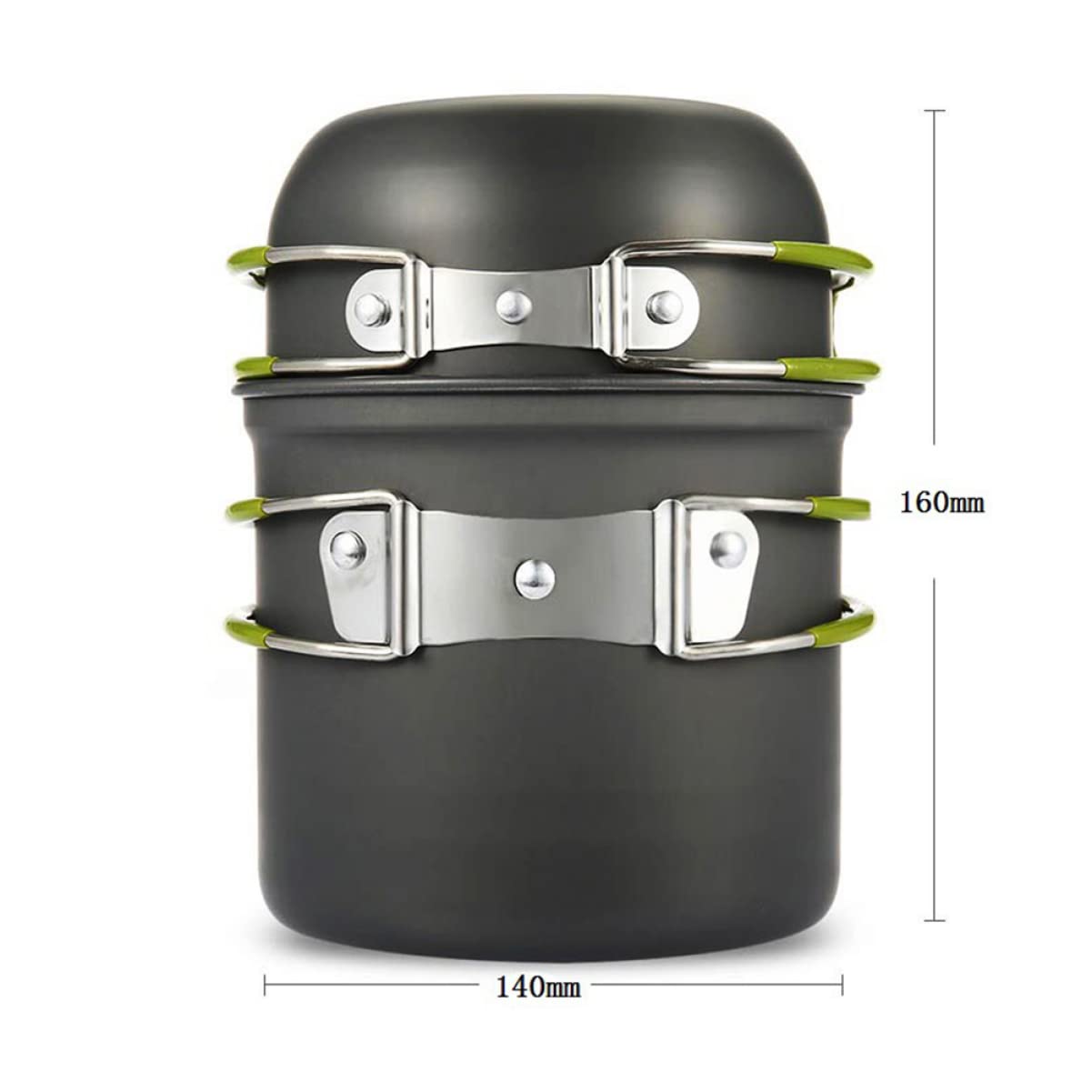 BESTonZON Pots d'amplification Pliant Cuisine de Camp ustensiles de Cuisine rechaud Camping poele Camping ustensiles de Camping Outil de Camping Alliage d'aluminium