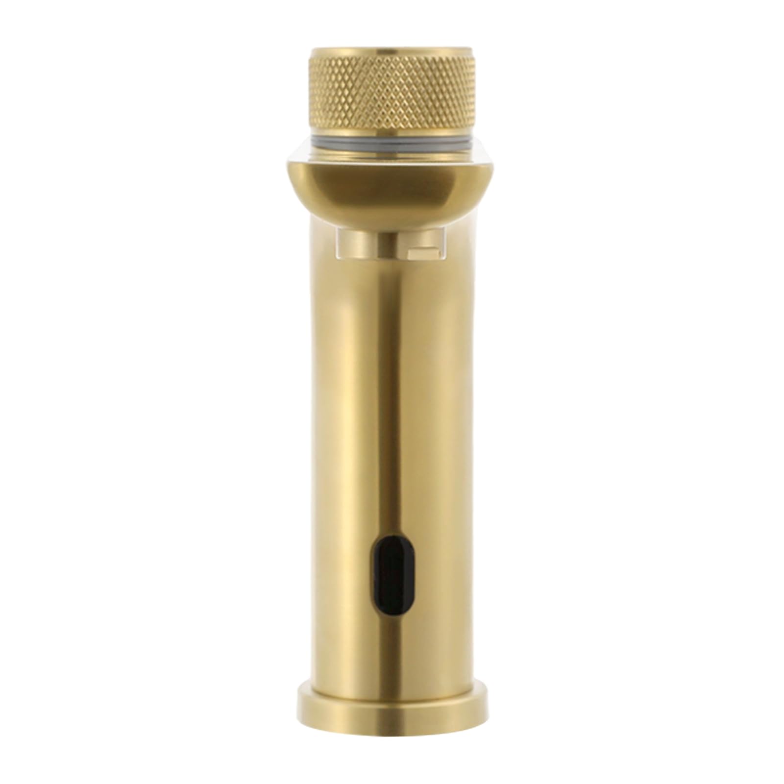 Grifo de baño con sensor por infrarrojos, grifo automático de baño, grifo de lavabo recto sin contacto para baño, cocina (dorado)