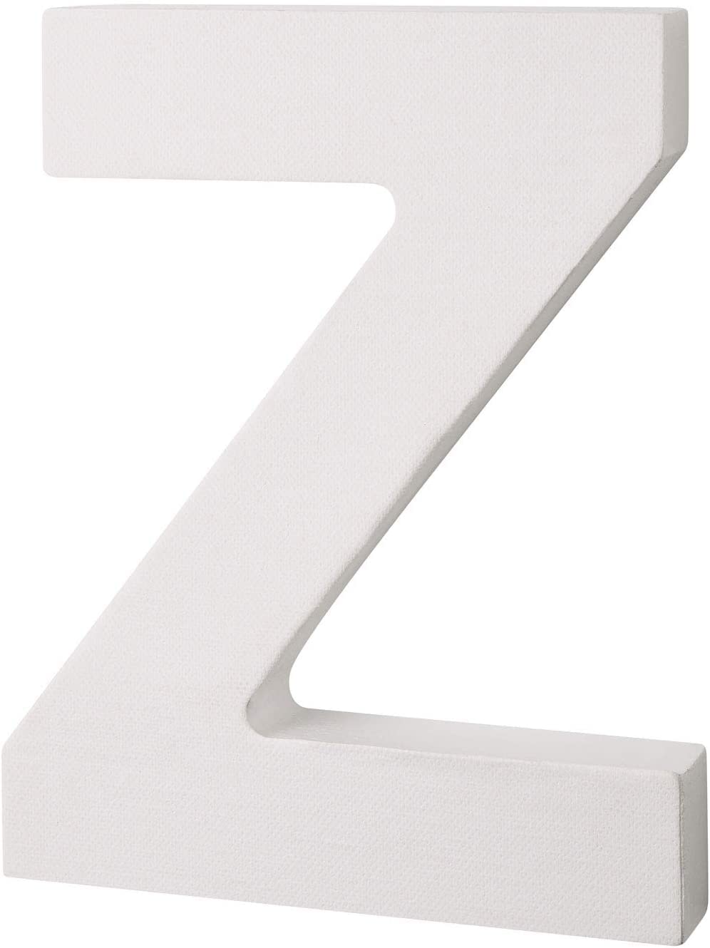 White Wooden MDF Letter Z - Size 30cm Tall - Free Standing Wooden Letters for Arts & Crafts Personalized Name Decor