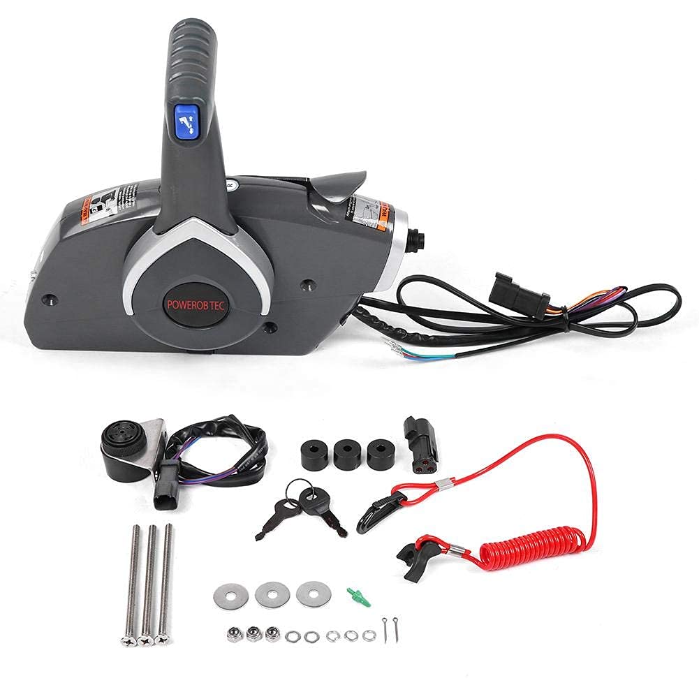 KIMISSBoat Outboard Engine Side Mount Remote Control Box for BRP Johnson Evinrude Boat 5006180