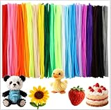 200 PCS Pipecleaners, Supplies for Arts and Decorations Pipe Cleaners for Crafts, DIY Materials Pipe Cleaner Craft Family Decorations