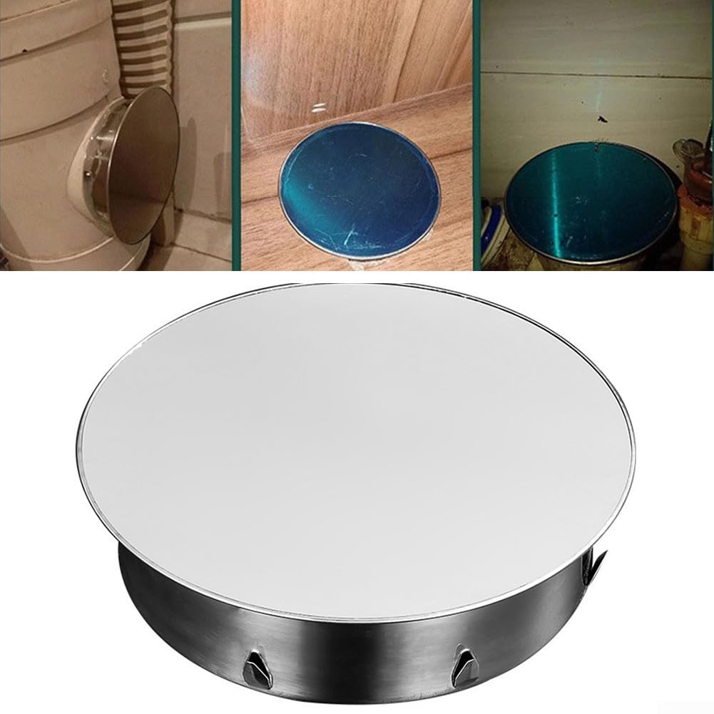 Copertura per foro del camino, tappo per condotto del tubo della stufa, 200 mm, in acciaio , per tubi fognari