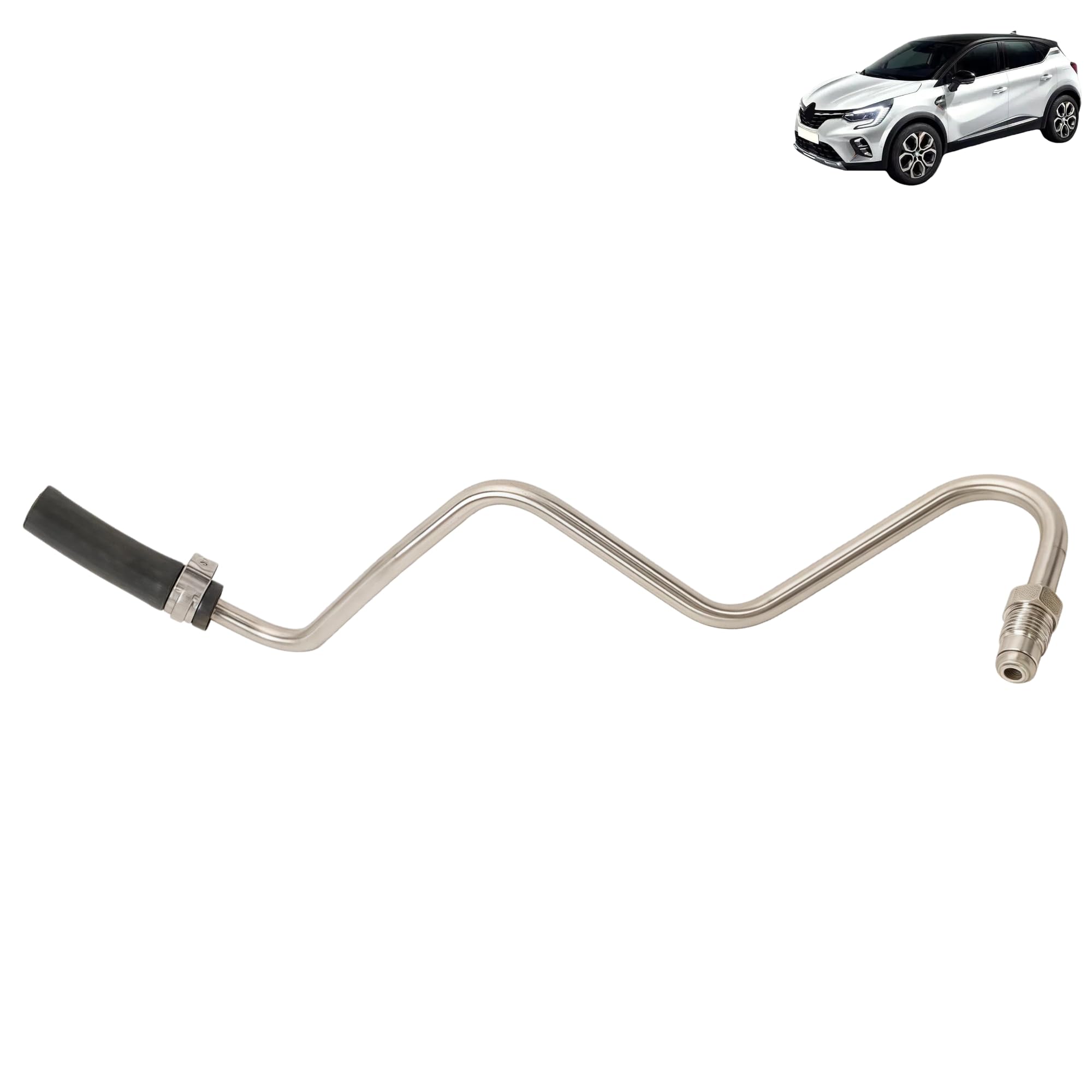 Compatible avec RENAULT Captur I Clio IV Duster Tuyau de Sonde d'Échappement - 1.5 dCi - Remplace 223211870R 223216385R 6071420104 6071420004