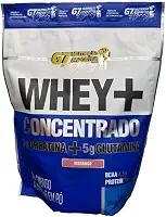 WHEY CONCENTRADO + 3g CREATINA + 5g GLUTAMINA - REFIL 1KG - SABOR MILKSHAKE MORANGO - G7 NUTRIÇÃO ESPORTIVA LEGACY