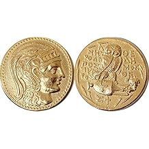 Athena and Owl on Amphora, Most Famous Greek Coin, Later Version, Ancient Greek Gods & Goddesses Collection, A Favorite of Percy Jackson Fans 83G
