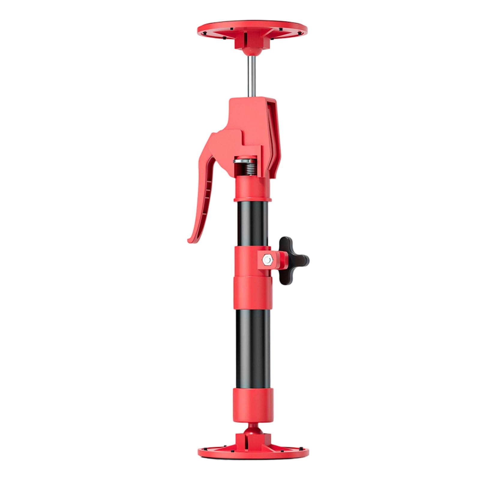 CUNZJIA Strong Adjustable Cabinet Brackets with Not Slip Base Telescoping Shelf Rod for Secure Wall Mounting
