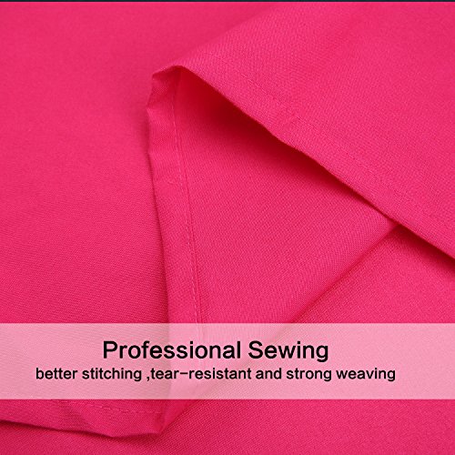 Image of Twin XL Sheets Set 4 Piece Cooling Bed Sheets- Hotel Luxury 1800 Bedding Sheets & Pillowcases - 1 Flat Sheet,1 Fitted Sheet and 2 Pillow Cases - Extra Soft , Deep Pocket up to 16 inch (Hot Pink)