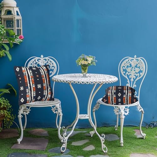 Housses de coussin extérieur imperméable 2 pièces canapé terrasse 40x40