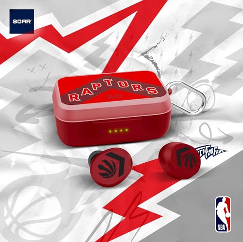 Image of SOAR NBA Wireless Sport Earbuds: Comfortable Fit & Convenient Charging