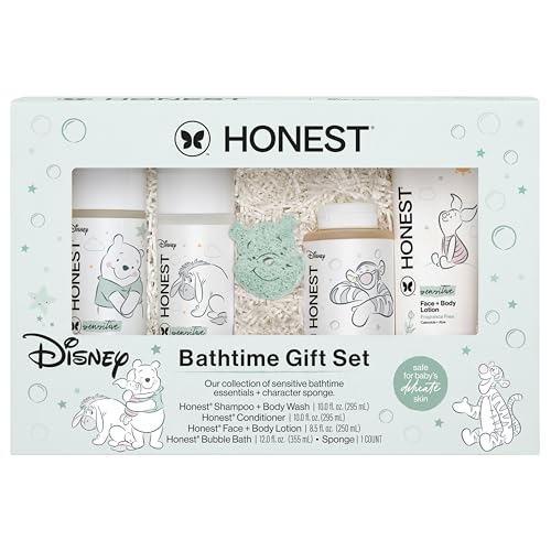The Honest Company Fragrance Free Bathtime Gift Set + Disney Desi...