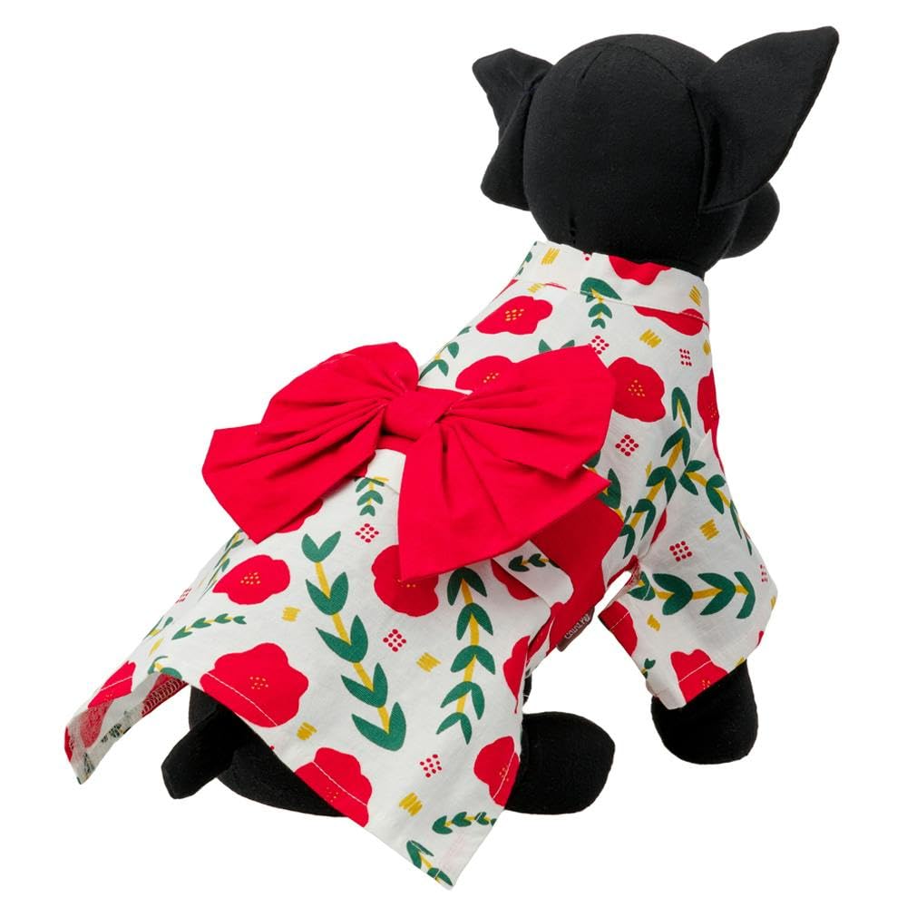 Amazon | カインズ(CAINZ) 浴衣 レッド Mサイズ ペット服(犬の服 