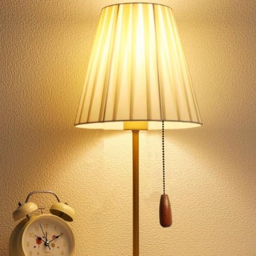 Image of Ceiling Fan Pull Chain Set,Wooden Decorative Fan Pull Chain Pendant Extension, 12 Inches Lighting & Fan Beaded Ball Chain Extender with Connector - 4 Pcs