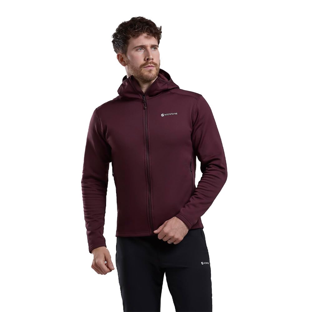 Montane Sweatshirt Brand Model Fury Lite Hoodie-Dark Garnet-M Multicoloured