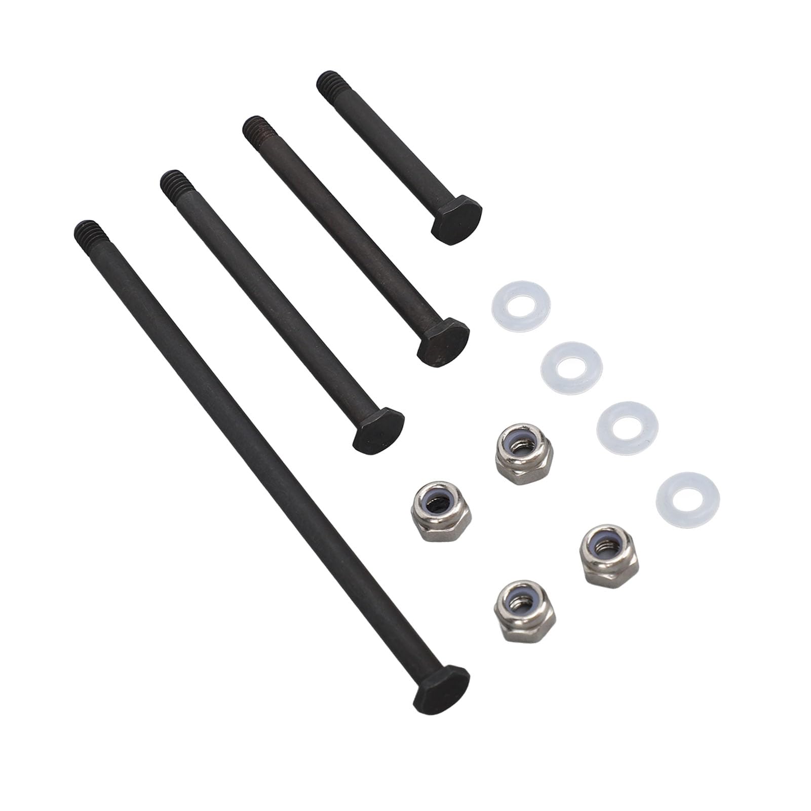 RC Car Suspension Pin Set Carbon Steel Front Rear Pins with O Rings Washers for XRT 1/6