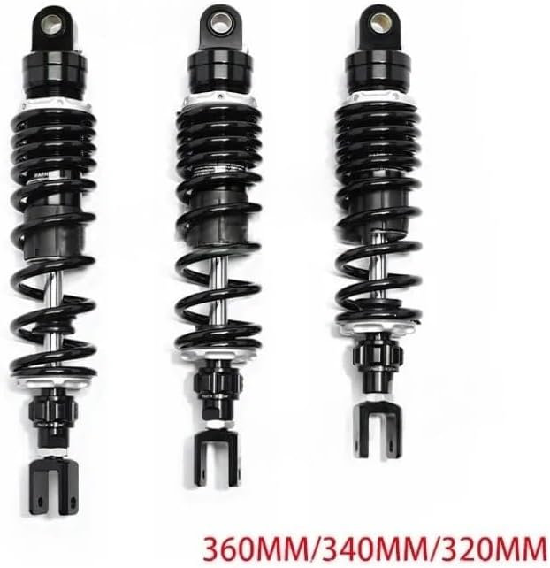Shock Absorber Adjustable Rear 305mm 320mm 325mm 340mm 345mm 8mm Spring Motorcycle Shock Absorber Adjust Rear Suspension