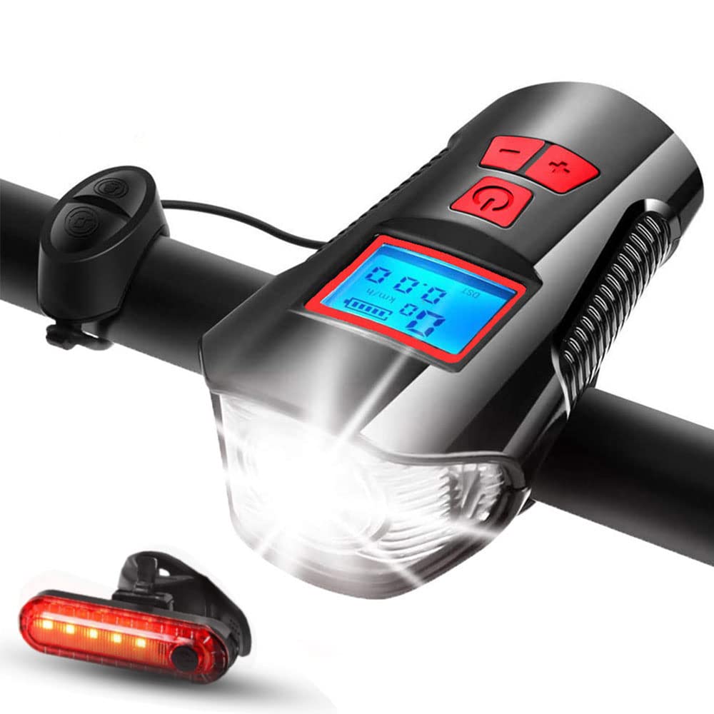 Usb Rower Light 4 Tryby Oświetlenia Ipx7 Rowerowe Oświetlenie Rowerowe Rowerowe Rower Bike Rowerom Z Tylnym Światłem,Red button set