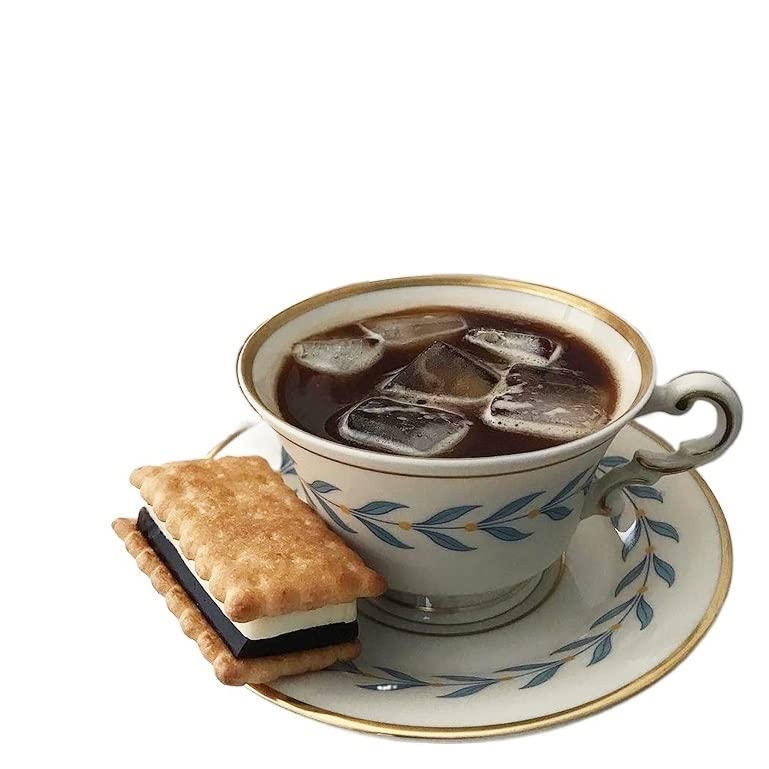 BAFAFA Cup Ceramic Coffee Mug Cutelife Leaves White Ceramic Cup Saucer Breakfast Drinking Latte Milk Tea Cup Wedding Decorative Reusable Coffee Cup Set Coffee Mug Set Teapots