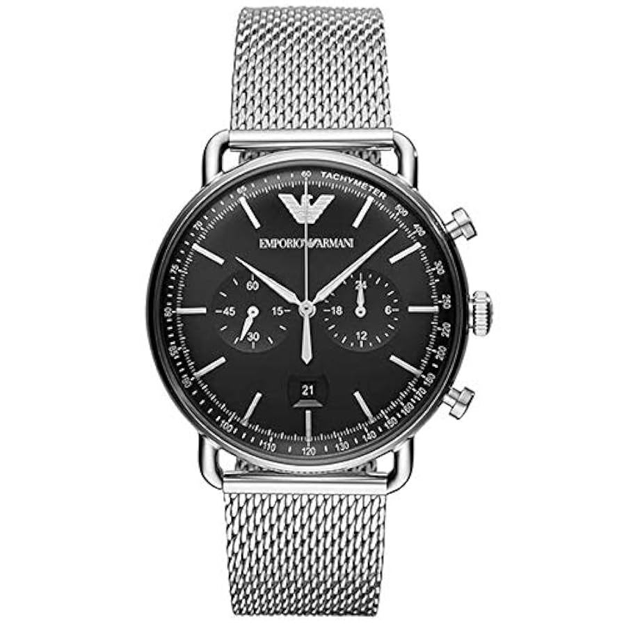 新品 EMPORIO ARMANI 腕時計 ブラック×シルバー AR11104 楽天市場】EMPORIO ARMANI エンポリオアルマーニ 腕時計 AR11104