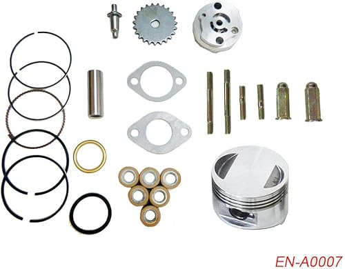 Miniatura 6 de Kit completo de reconstrucción del motor, kit de pistón de culata de motor para 150cc GY6 150 4 tiempos scooter chino ciclomotor 157QMJ Sunl Roketa