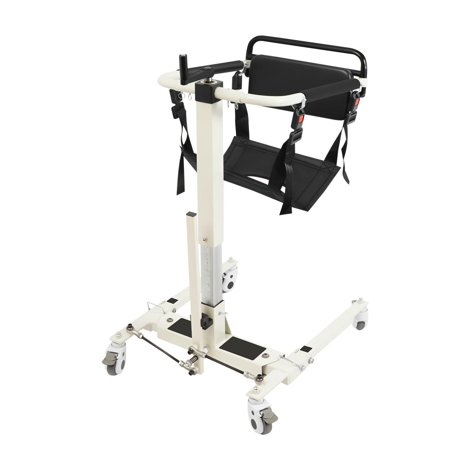 Silla de transferencia para pacientes, elevador de pacientes para casa y coche, altura del asiento ajustable 35-70 cm, capacidad de usuario de 120 kg, adecuada para personas con un ancho corporal de