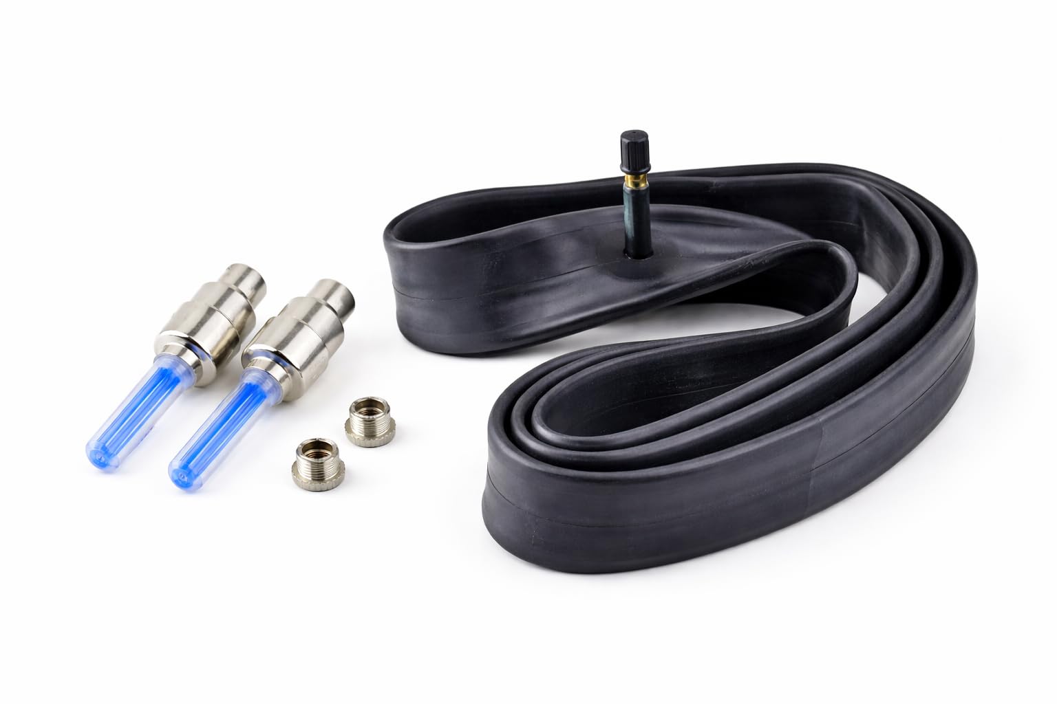 24x1.75/1.95/2.125 Bicycle Inner Tube with 1 Set LED Valve Light Set, Heavy-Duty Puncture-Resistant Cycle Tube for MTB, Road & Hybrid Bikes, Universal Fit Replacement Tube-image-7