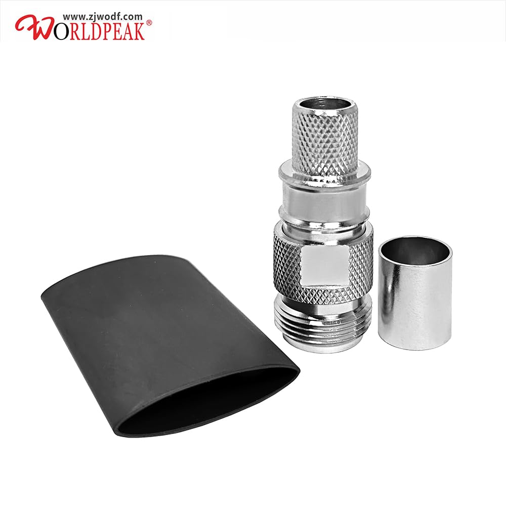 Wiring Connecting Terminals - 5pcs n Female Straight Crimp Connector for LMR400 RG8