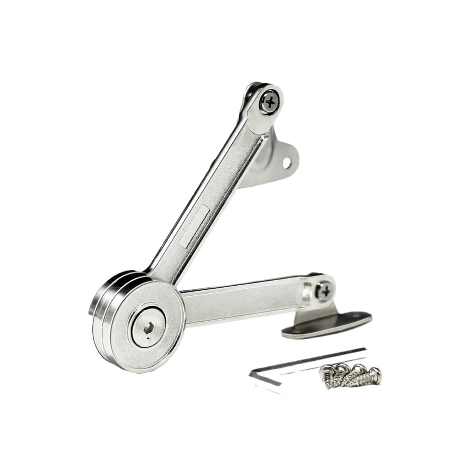 2pcs Randomly Stop Hydraulic Hinges Kitchen Cabinet Door Adjustable Polish Hinge Furniture Lift Up Flap Stay Support Hardware