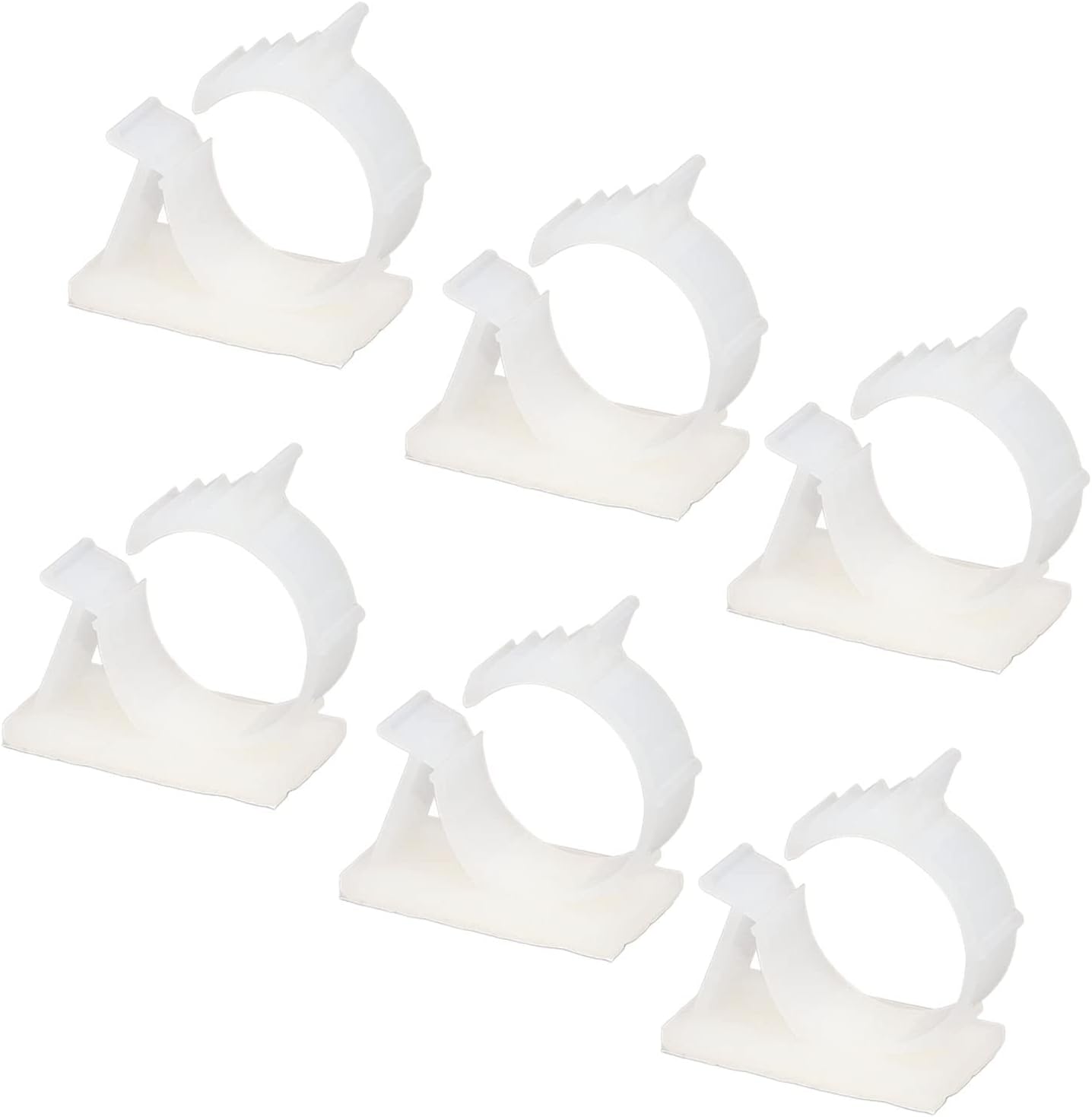 100Pcs Cable Management Clip, Wall Cable Organizer, Adjustable Adhesive Cord Clip for Home Office, Strong Nylon PA66 Material with Super Adhesive Tape, Ideal for Power USB Electron (XY-1720)