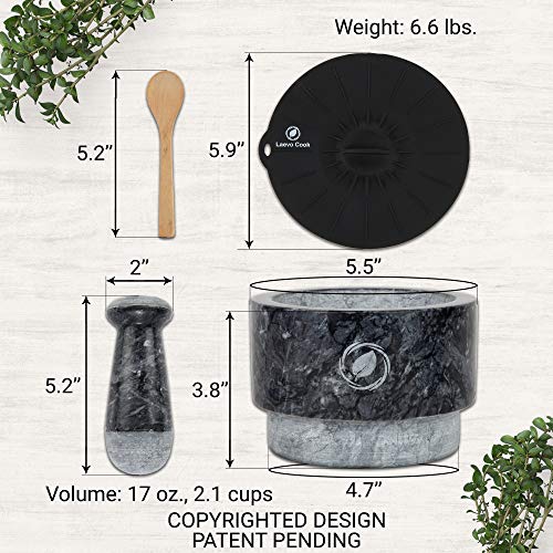 image for Laevo Mortar and Pestle Stone Set, 5.5