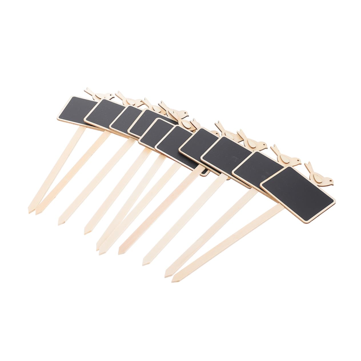 SUPVOX 50pièces Étiquettes De Jardin De Plantes Avec Piquets Mini Ardoises Pour Identification Des Et Plantes Et Stables Balcon Et Jardin
