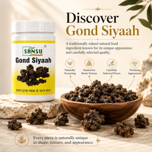 Image of SANSU Gond siyah - Kala Gond (100 GM) (Pack of 2)