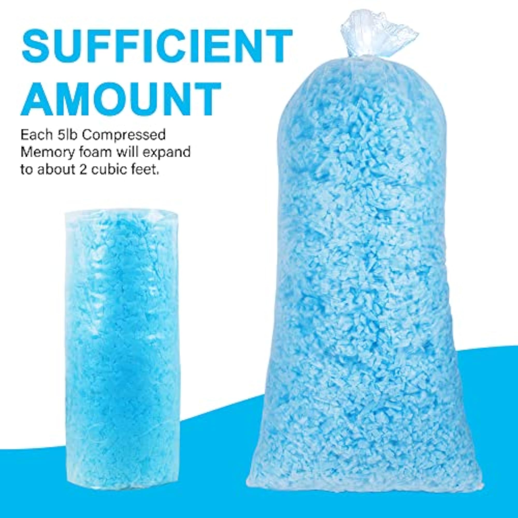 5lbs Pillow Stuffing for Couch Pillows and Bean Bags