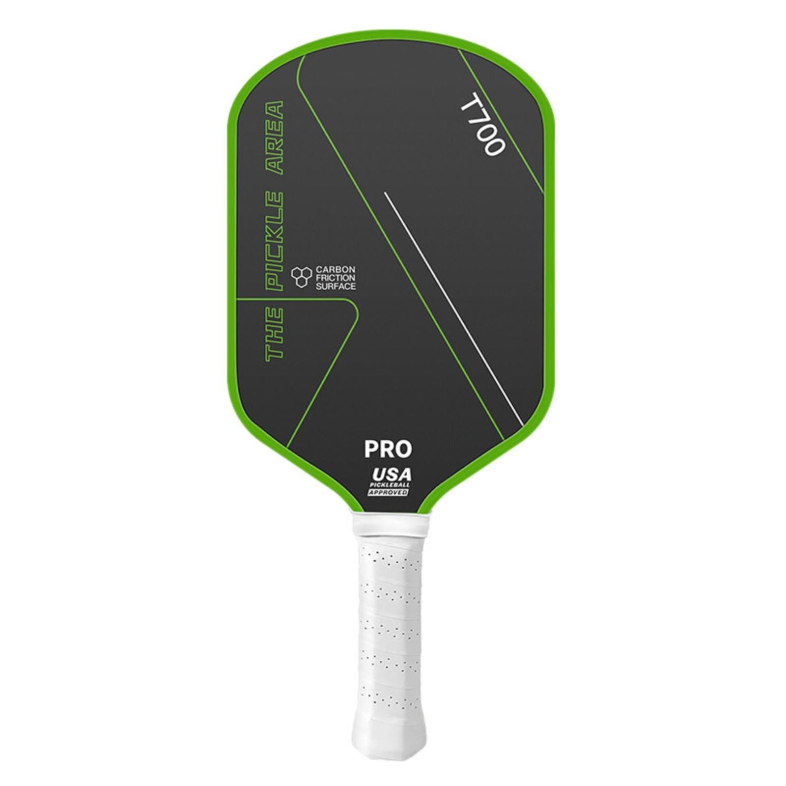 Paddle Racket with Carbon Friction Surface Pickleball Association Approved Carbon Fiber Paddle Racket Textured Sports Gear Goods Fluorescent Green-picture-25