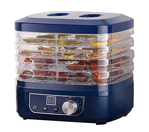 5-Tablett-Speisentrockner,Intelligentes Timing Elektrischer Obst- Und Gemüsedehydrator, Einstellbare Temperatur 35-70…