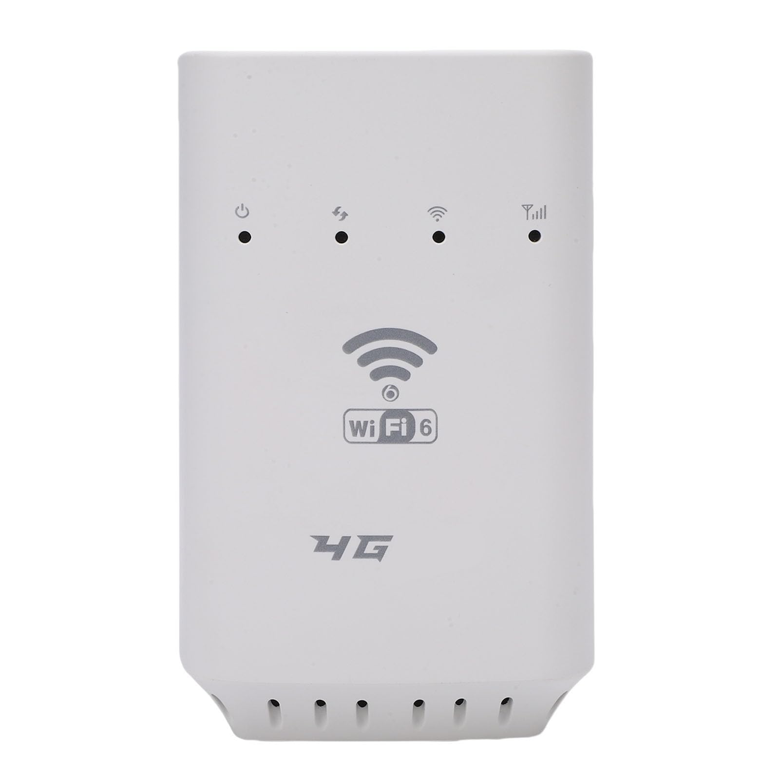WiFi 6 Router Wireless Portatile 4G LTE Hotspot Dispositivo con Slot per SIM Card per Casa e Viaggio Bianco