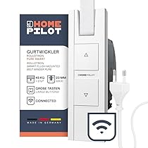 Home Pilot – Avvolgitore a incasso smart per il comando delle tapparelle Pure. Comando vocale | Tapparella smart | Montaggio rapido – 10122345