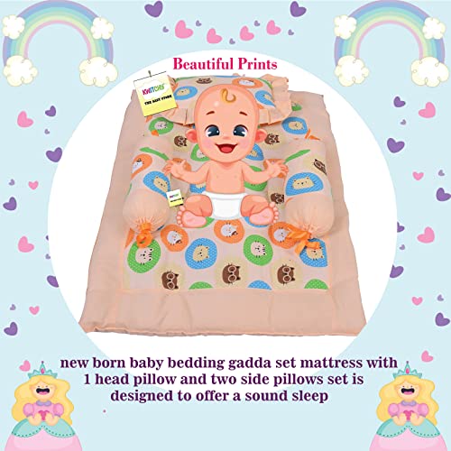 Image of Kwitchy Baby Bedding Set for New Born Essential Combo (0-6 Months) (4PCS Set)