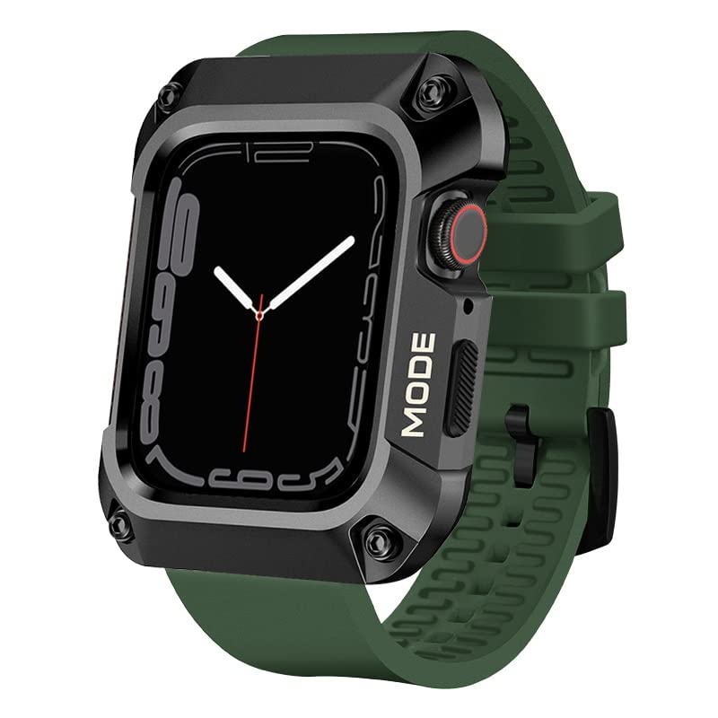 Kit mod bisel de metal de lujo para iWatch de 45mm con acabado premium y alta resistencia