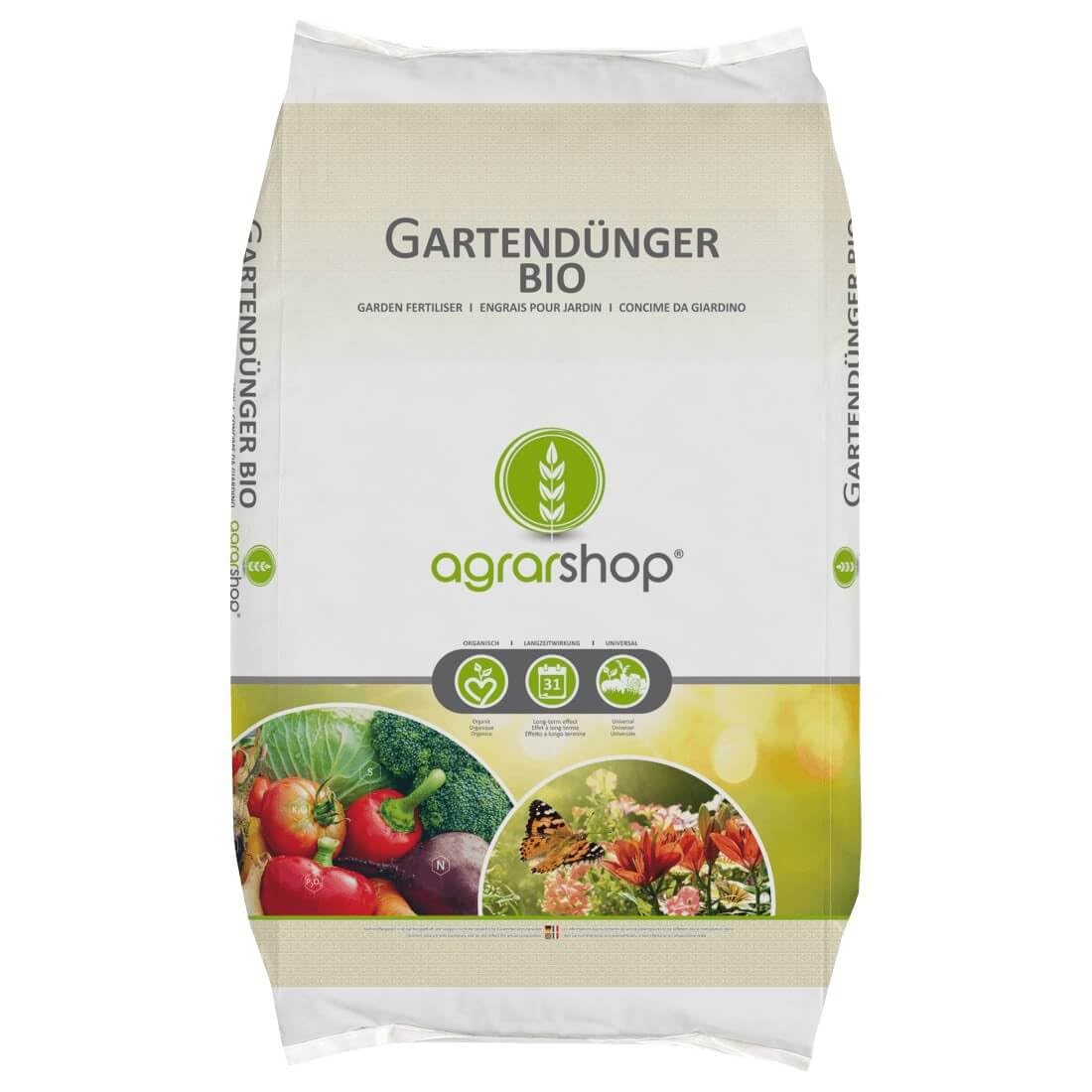 Agrarshop-Online Gartendünger-BIO 25 kg Universaldünger Gemüsedünger Naturdünger