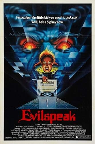Amazon Com Nost Algia Store Evilspeak Movie Poster Horror 80 S Big Box Vhsgifts For Fan Lovers Posters No Framed Posters Prints