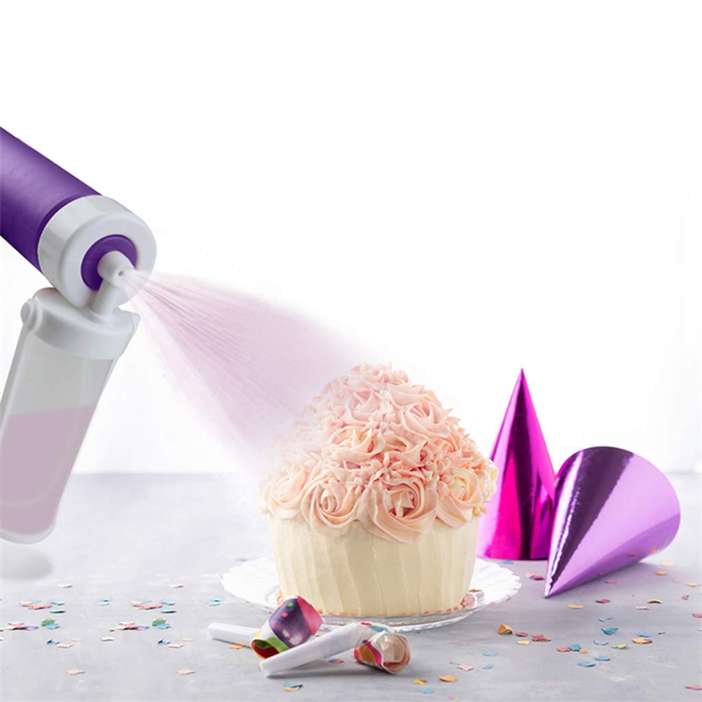 Set di 5 pistole a spruzzo manuali per torte, aerografo, per cupcake, decorazione da forno