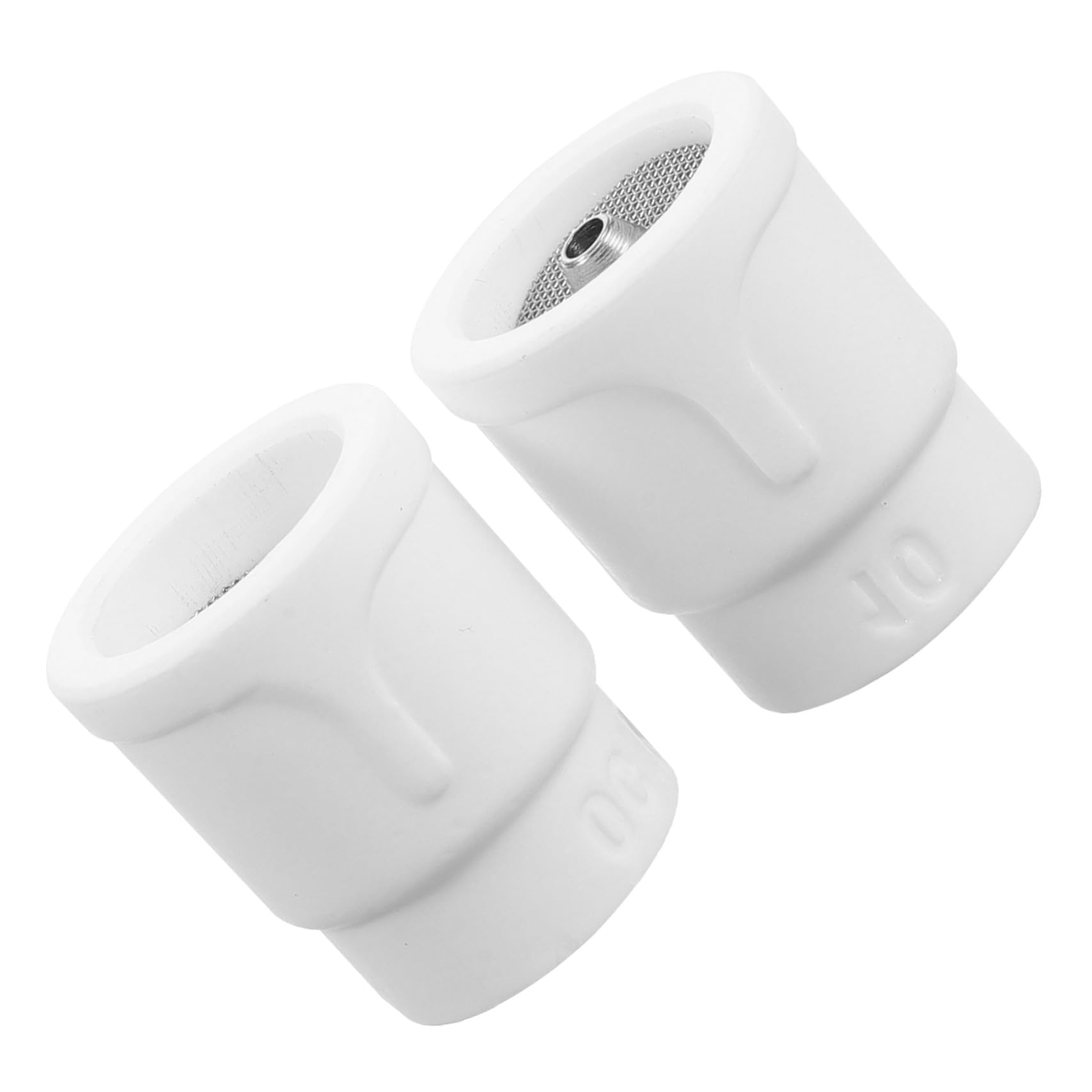 Tasse céramique TIG lot de 2 buses blanches pour soudage de précision industrielle