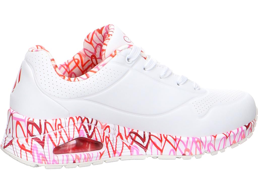 Skechers Uno Loving Love 155506WHT, Scarpe Sportive