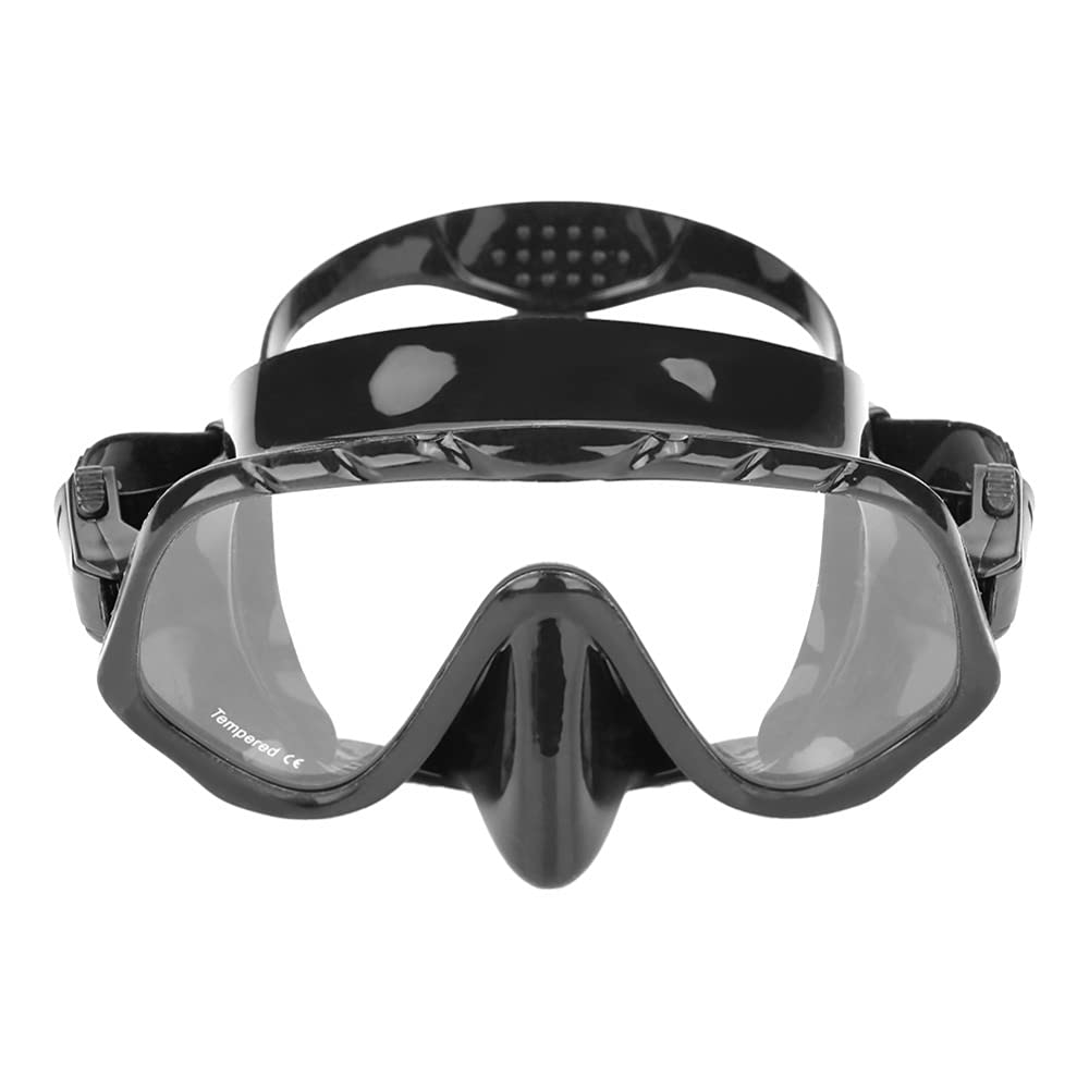 JINGYAN Gafas de natación Máscara de Buceo Lente Cristal Templado Profesionales Adultos para Subacuático Gafas Accesorio Deportivo Agua