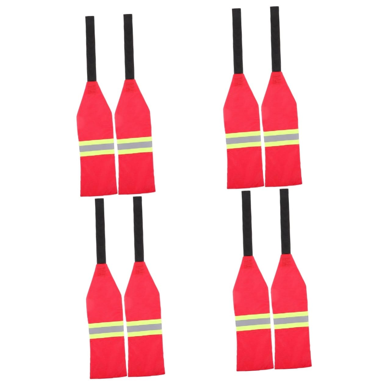 Toddmomy Banderas De Advertencia De Kayak Banderas Reflectantes Kayak Canoa Bandera Roja De Advertencia Seguridad Accesorios para Canoas Tela Oxford