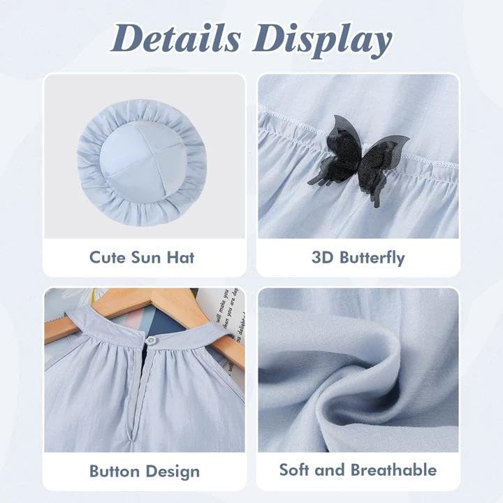 Baby Girls Spring Summer Dresses Outfits Little Girl Dress Casual Halter Neck Sleeveless Sundress for Kids 12M-8Y - Image 6