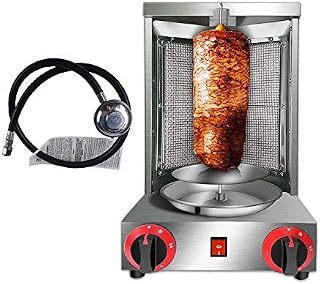Zz Pro Shawarma Doner Kebab Machine Gyro Grill with 2 Burner Vertical Broiler