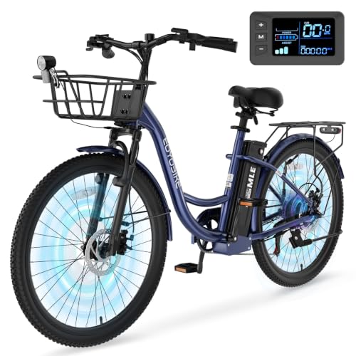 MOONCOOL Electric Bike for Adults, 700W Peak Power Cruiser Electric Bikes image 2