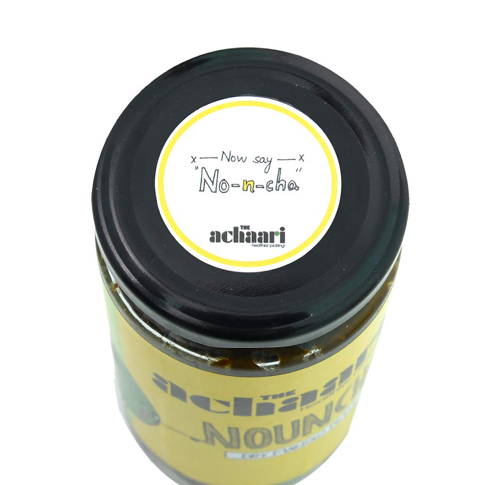 The Achaari Nouncha, 100% No Oil & No Preservative, Homemade Dry Mango Pickle, Combo Pack (400 Grams + 250 Grams) 3