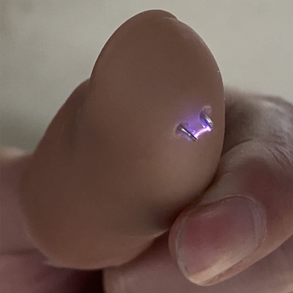 Ligero electrónico USB, encendedor de arco de dedo, dedo mágico encendedor de dedos de finger de finger de pie de finger recargable, resistente al viento sin llama, para hombres regalo de las señoras